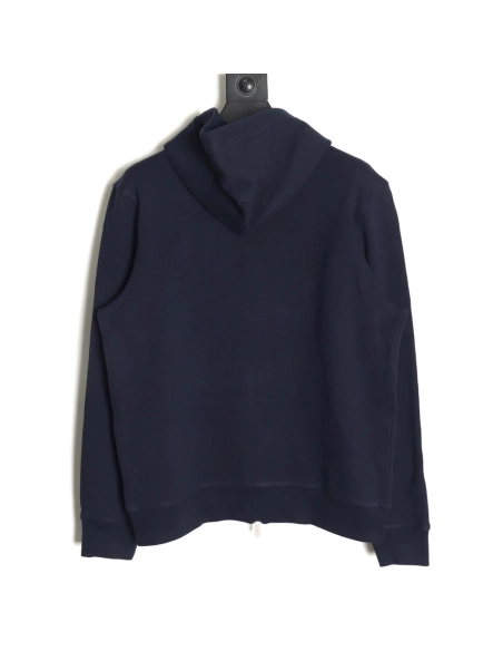 Burberry War Horse Patched Zip-Up Hoodie,Burberry