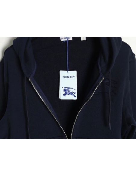 Burberry War Horse Patched Zip-Up Hoodie,Burberry