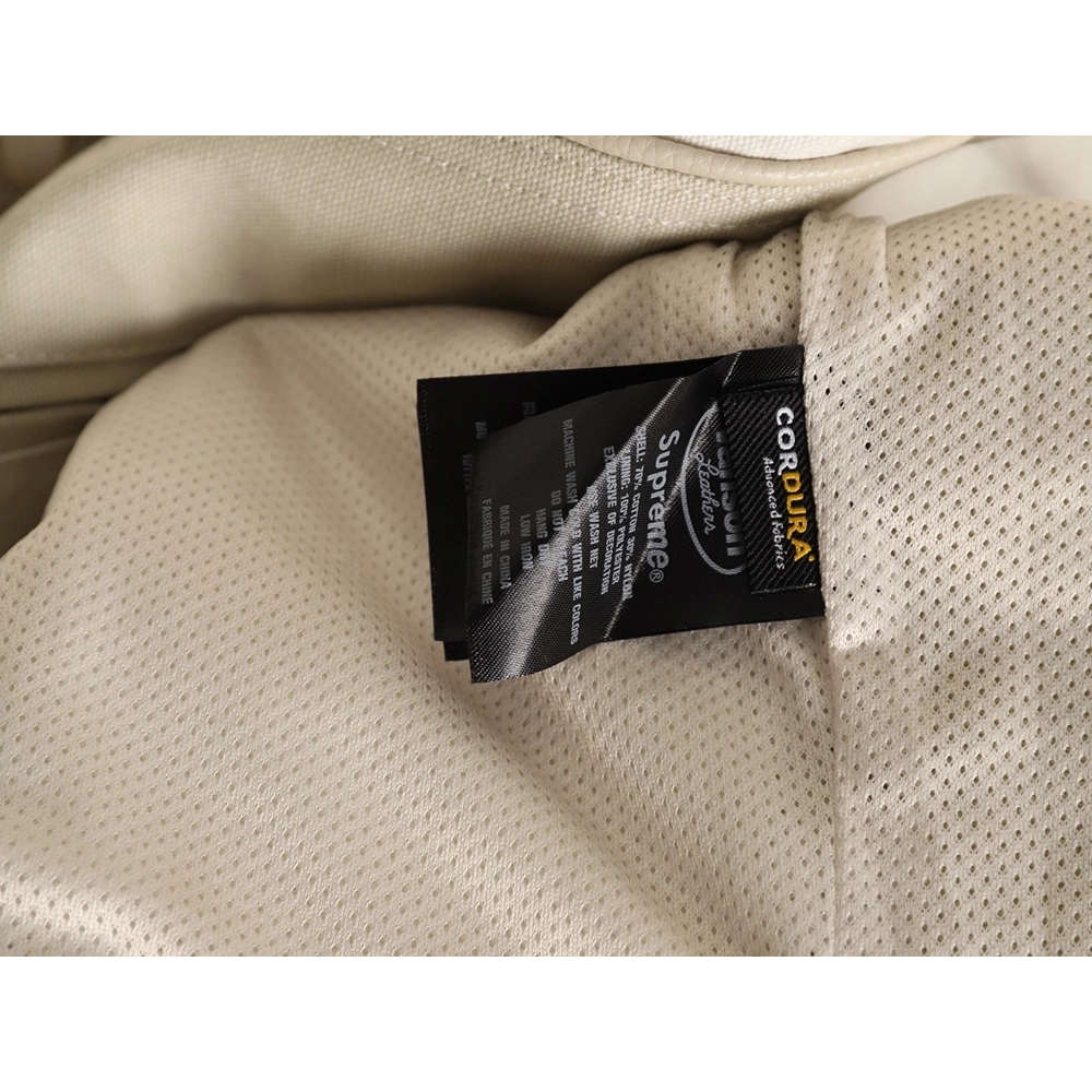 Supreme Vanson Leathers Cordura joint logo patch zipper patch jacket,Supreme