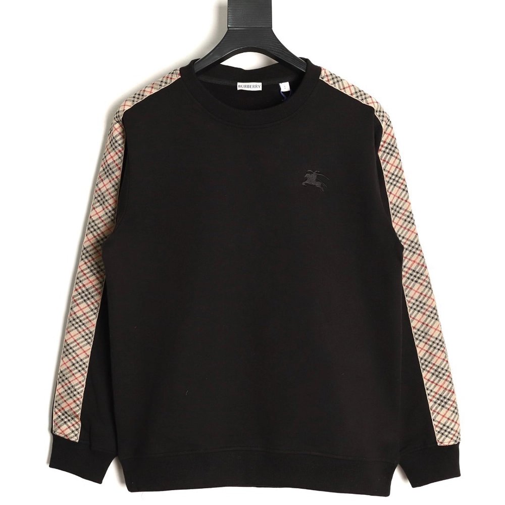 Burberry Side Check Web Crew Neck Sweatshirt TSK1,Burberry