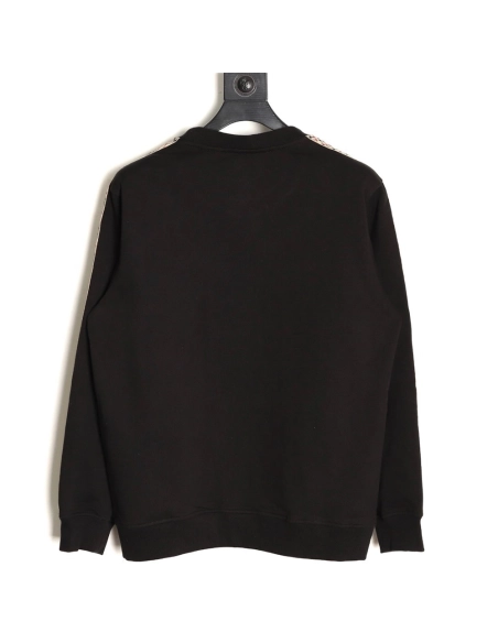 Burberry Side Check Web Crew Neck Sweatshirt TSK1,Burberry