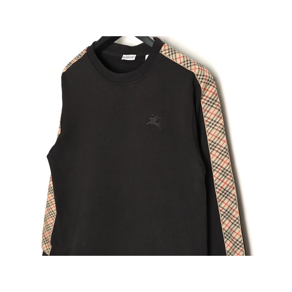 Burberry Side Check Web Crew Neck Sweatshirt TSK1,Burberry