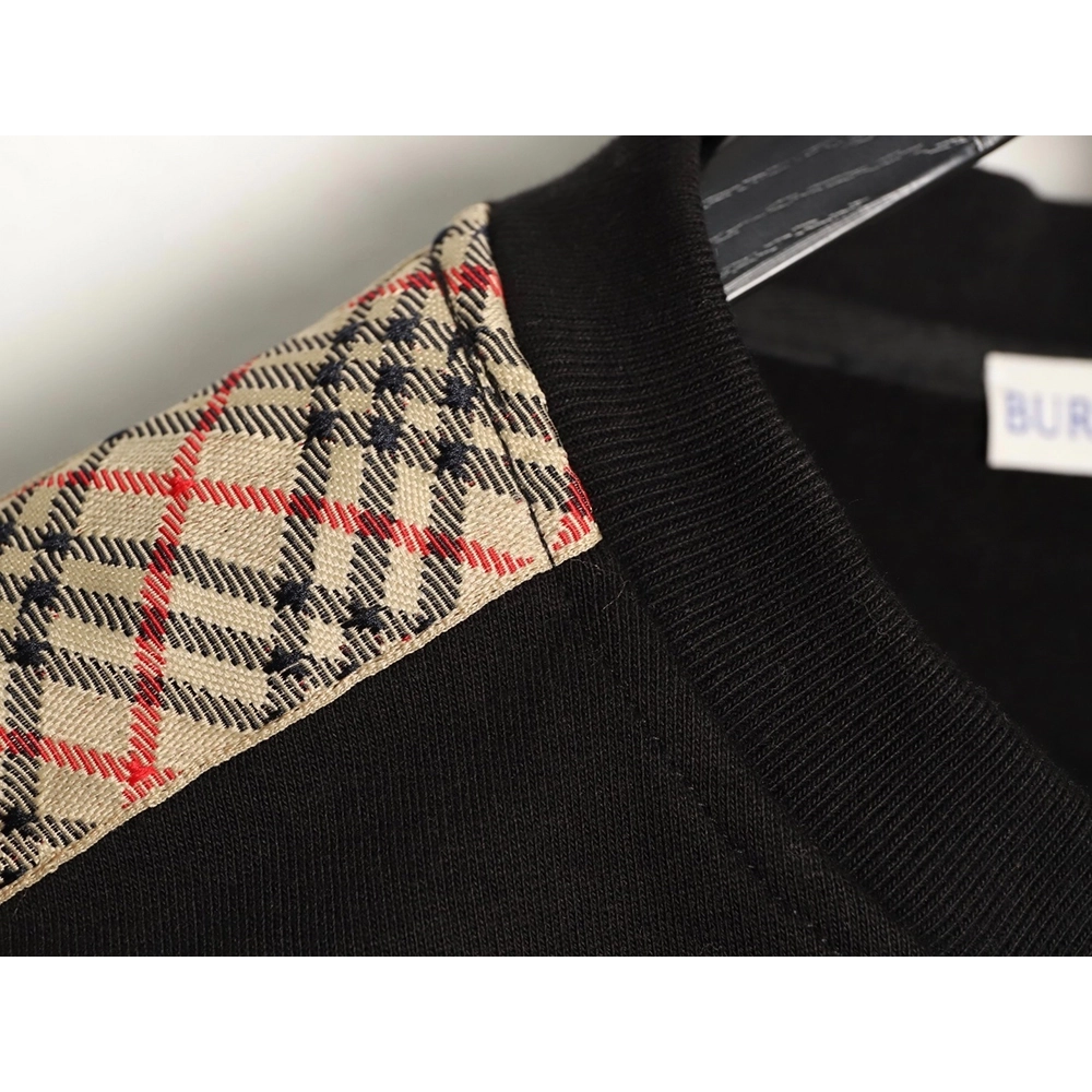 Burberry Side Check Web Crew Neck Sweatshirt TSK1,Burberry