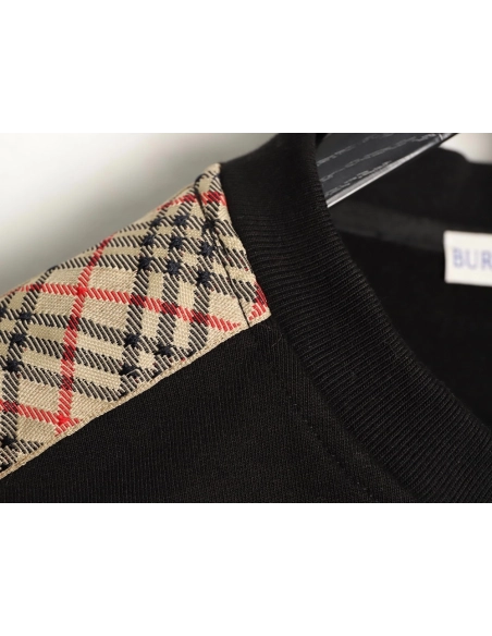 Burberry Side Check Web Crew Neck Sweatshirt TSK1,Burberry