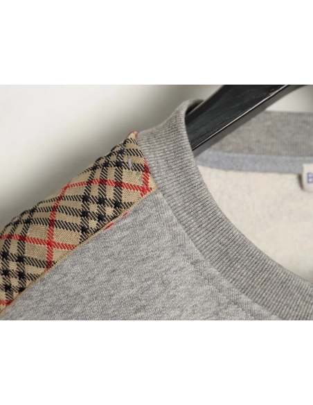 Burberry Side Check Web Crew Neck Sweatshirt,Burberry