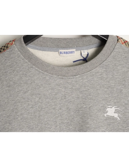 Burberry Side Check Web Crew Neck Sweatshirt,Burberry