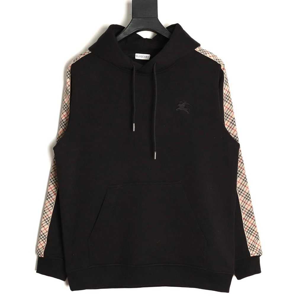 Burberry side check webbing hooded sweatshirt TSK1,Burberry