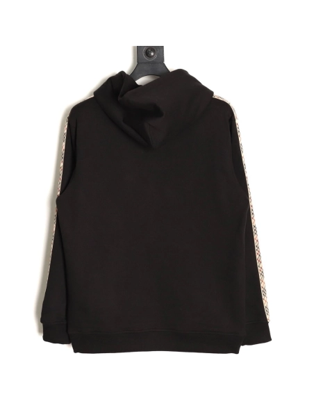 Burberry side check webbing hooded sweatshirt TSK1,Burberry