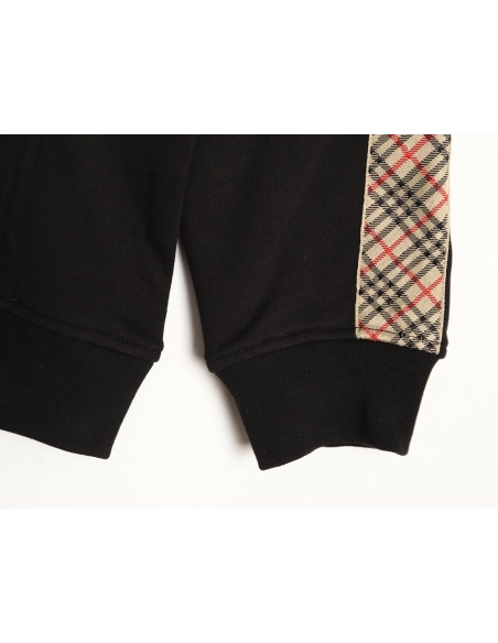 Burberry side check webbing hooded sweatshirt TSK1,Burberry