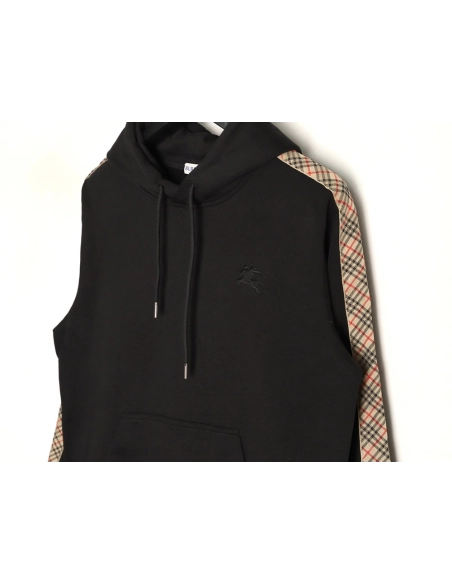 Burberry side check webbing hooded sweatshirt TSK1,Burberry