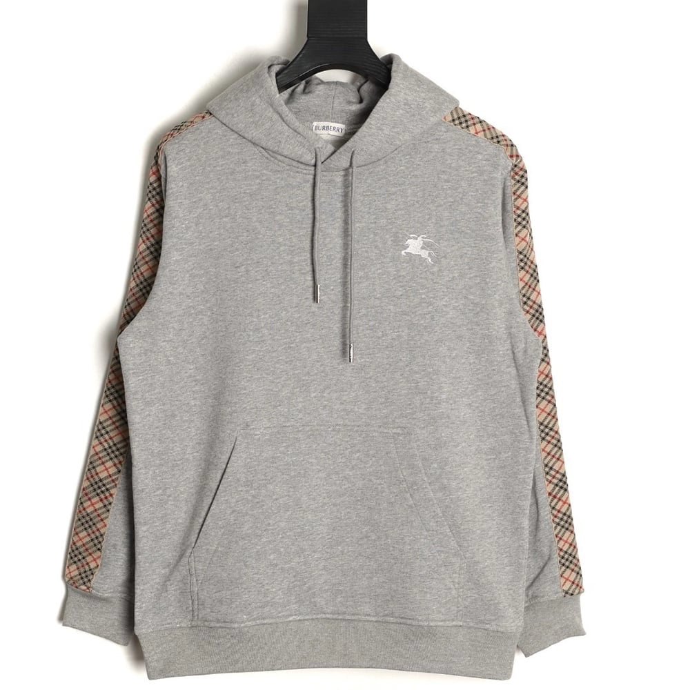 Burberry side check webbing hooded sweatshirt,Burberry