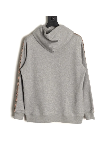 Burberry side check webbing hooded sweatshirt,Burberry
