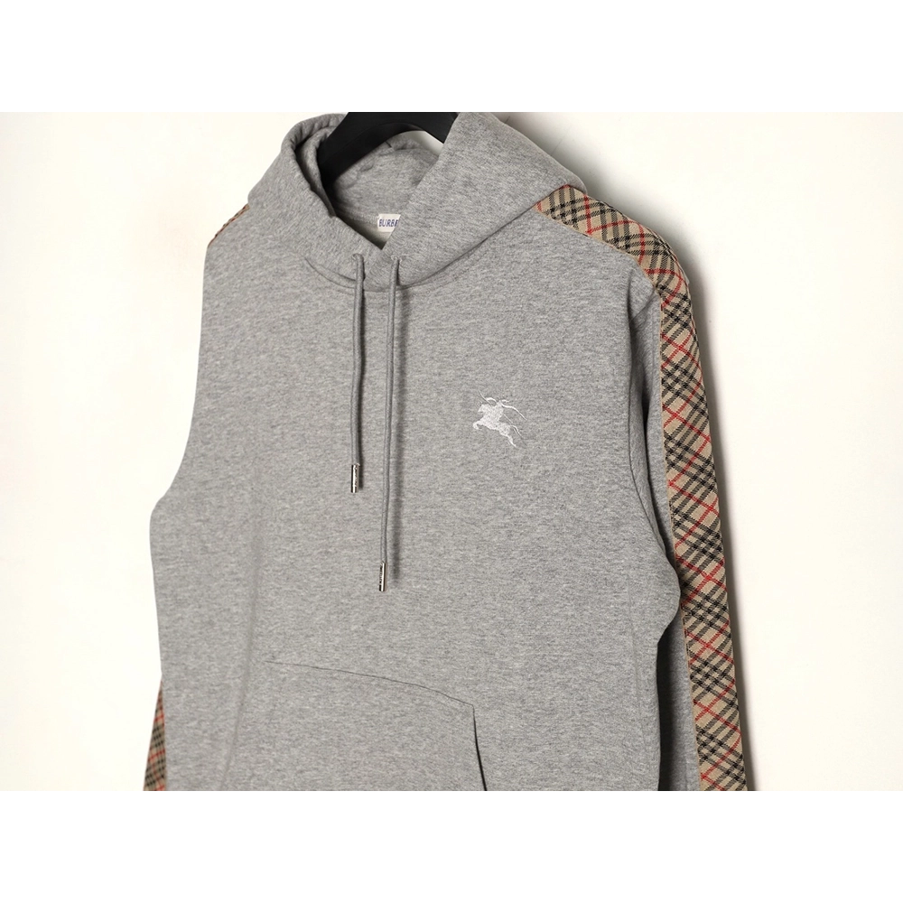 Burberry side check webbing hooded sweatshirt,Burberry