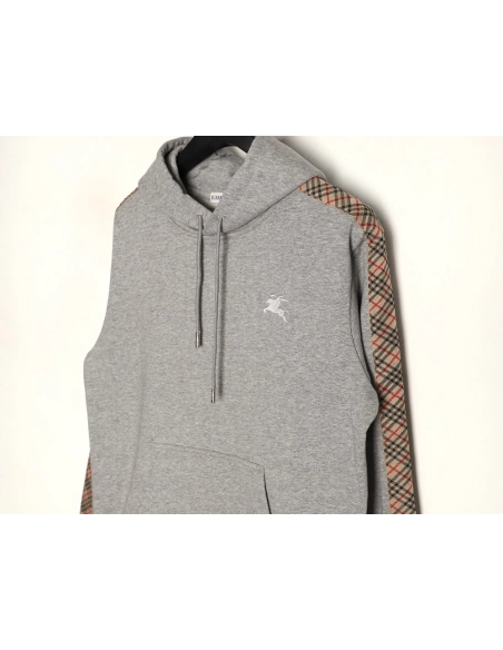 Burberry side check webbing hooded sweatshirt,Burberry