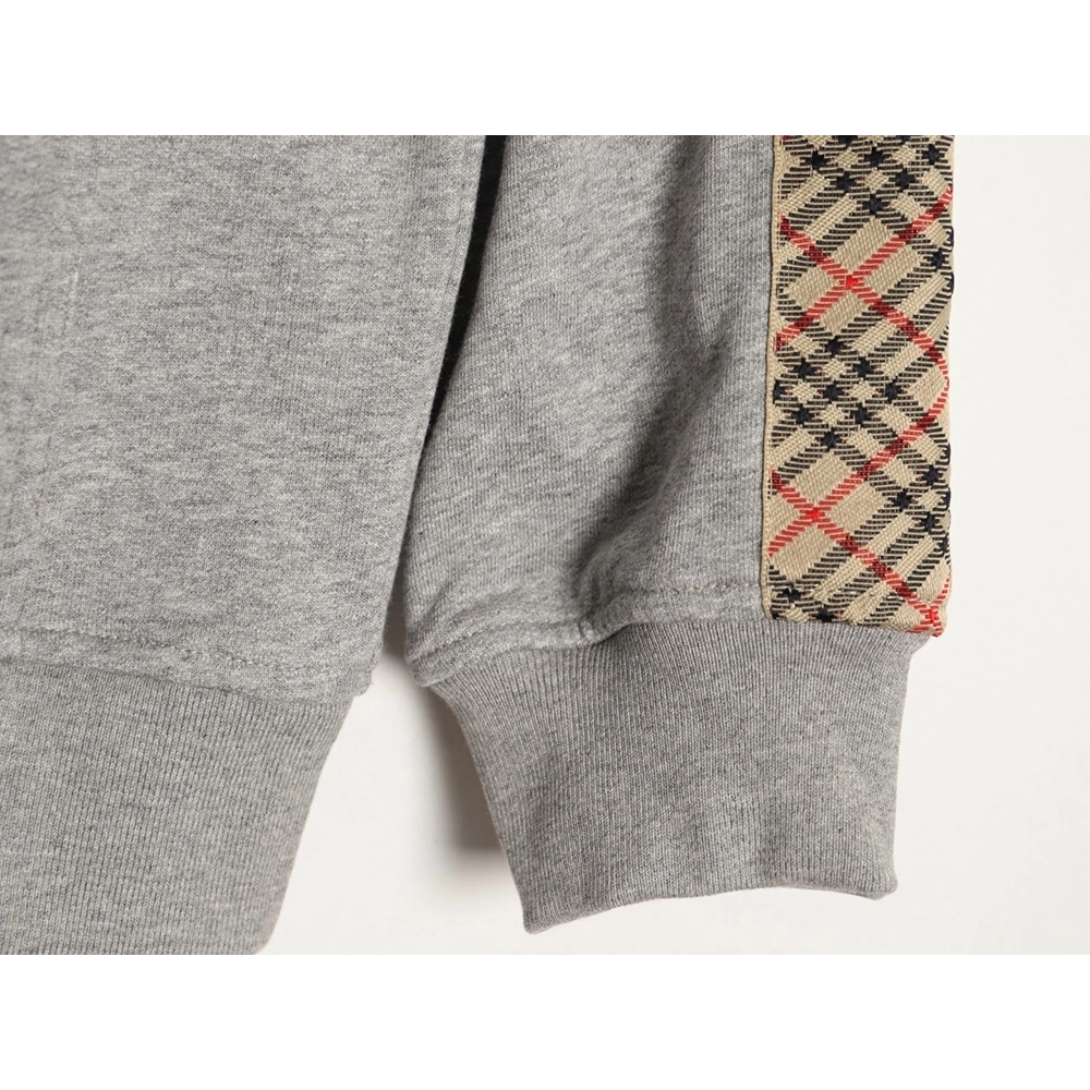 Burberry side check webbing hooded sweatshirt,Burberry