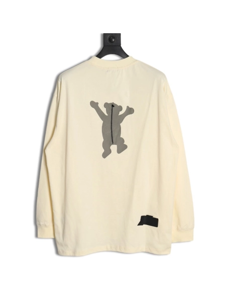 We11done Double-sided cute bear print long sleeve TSK2,We11done