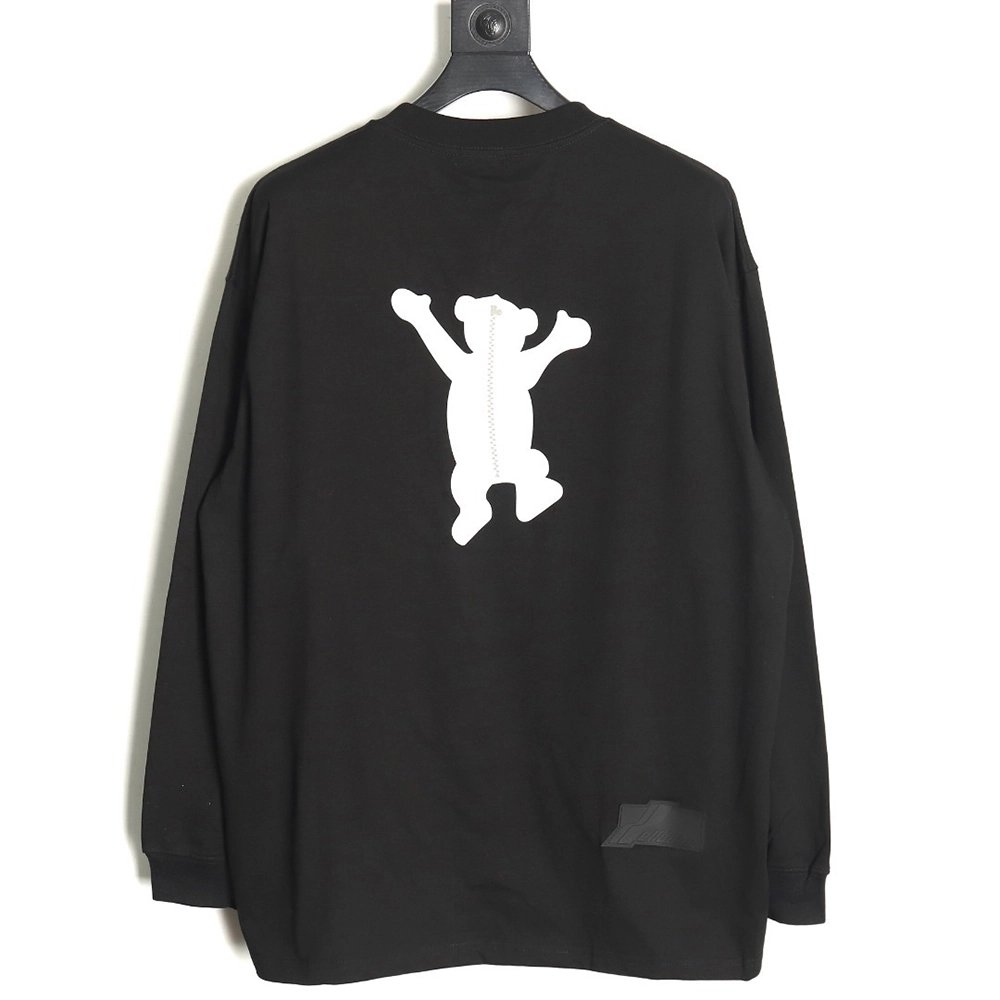 We11done Double-sided cute bear print long sleeve TSK1,We11done