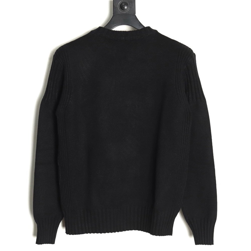 Prada inverted triangle knit crew neck sweater TSK1,Prada