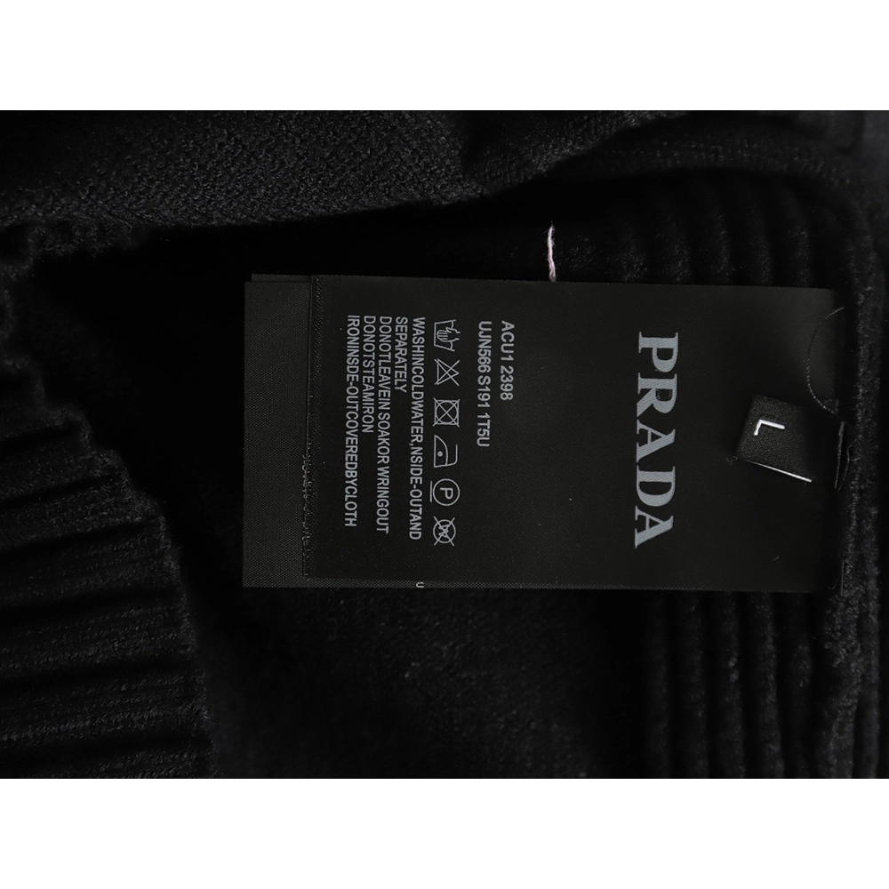 Prada inverted triangle knit crew neck sweater TSK1,Prada