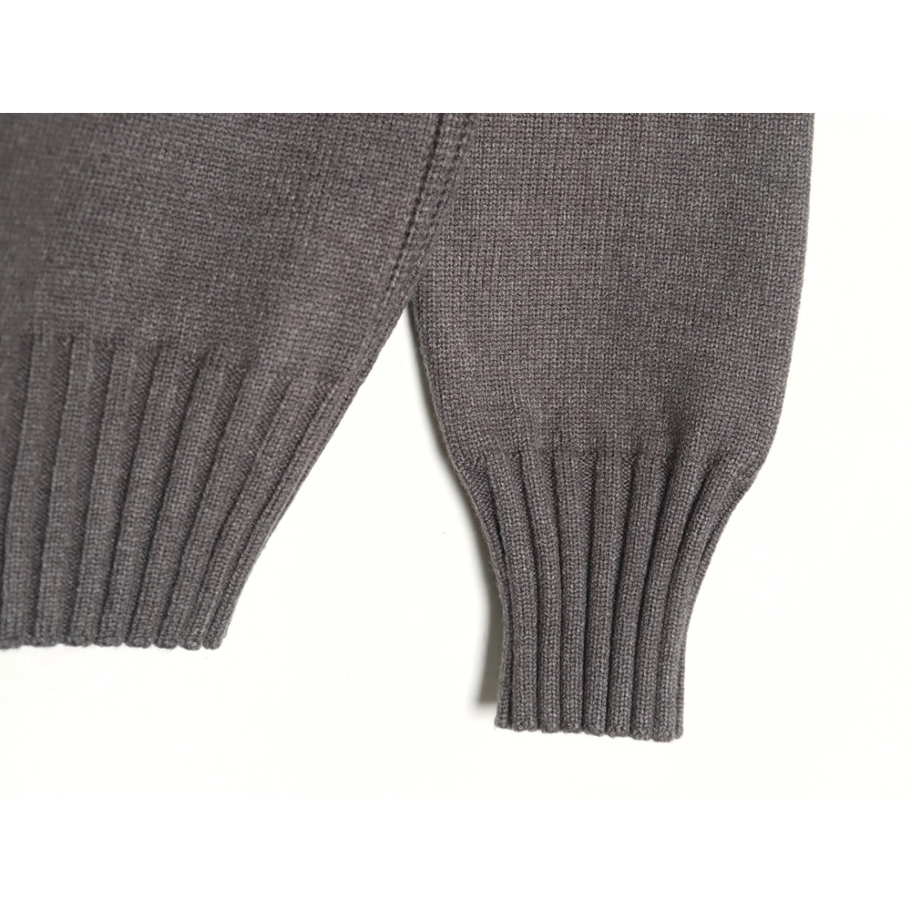 Prada inverted triangle knit crew neck sweater,Prada