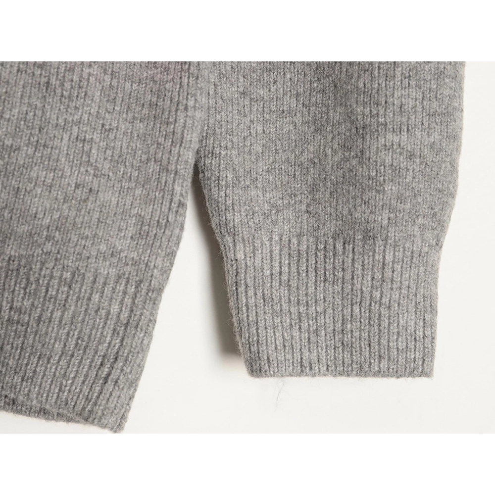 Prada inverted triangle knitted zipper cardigan jacket,Prada