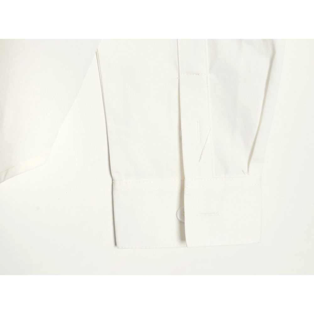 We11done simple LOGO letter embroidery lapel long-sleeved shirt,We11done