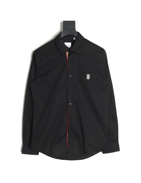 Burberry classic embroidered TB small logo shirt TSK1,Burberry
