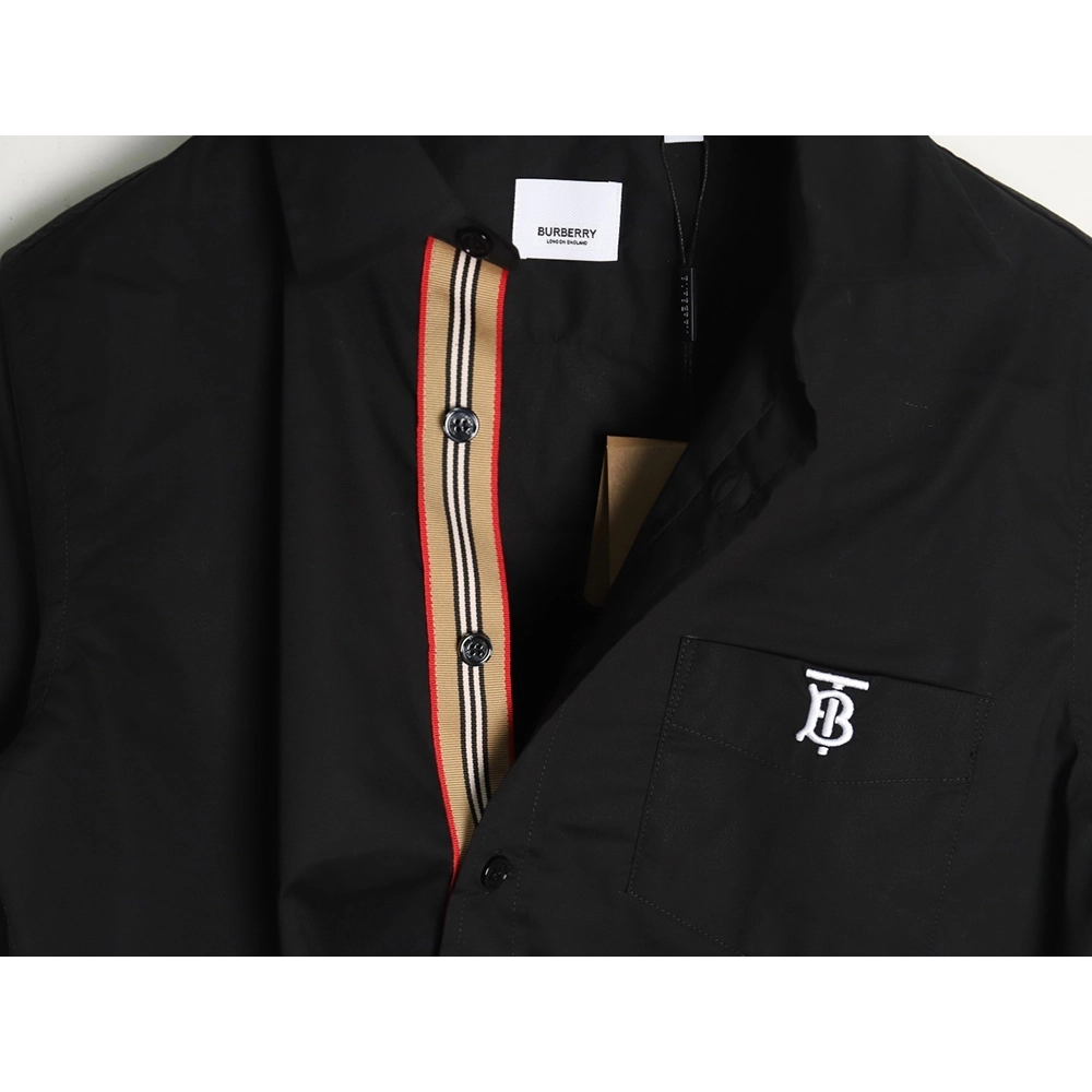 Burberry classic embroidered TB small logo shirt TSK1,Burberry