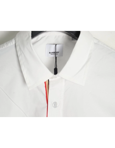 Burberry classic embroidered TB small logo shirt,Burberry