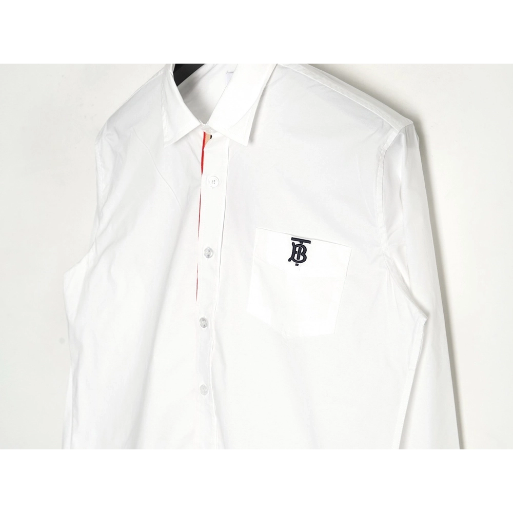 Burberry classic embroidered TB small logo shirt,Burberry