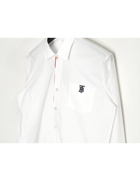Burberry classic embroidered TB small logo shirt,Burberry