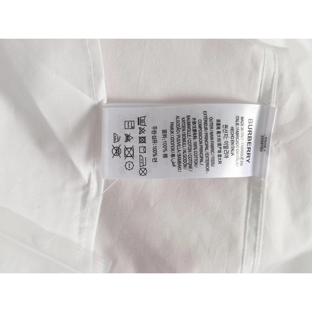 Burberry classic embroidered TB small logo shirt,Burberry