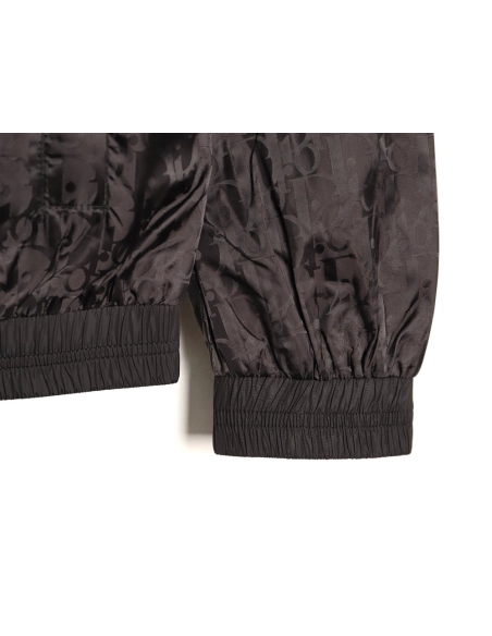 Dior chest letter logo full print patchwork hooded jacket TSK1,Dior