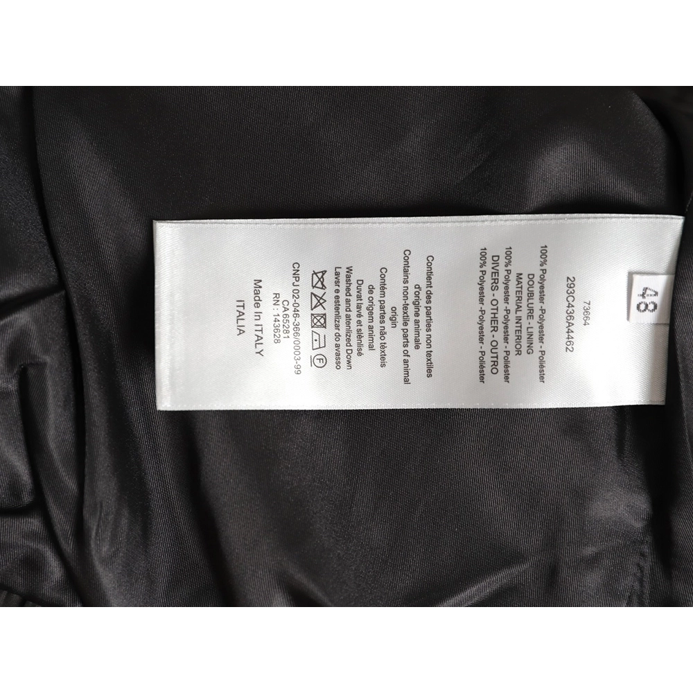 Dior chest letter logo full print patchwork hooded jacket TSK1,Dior