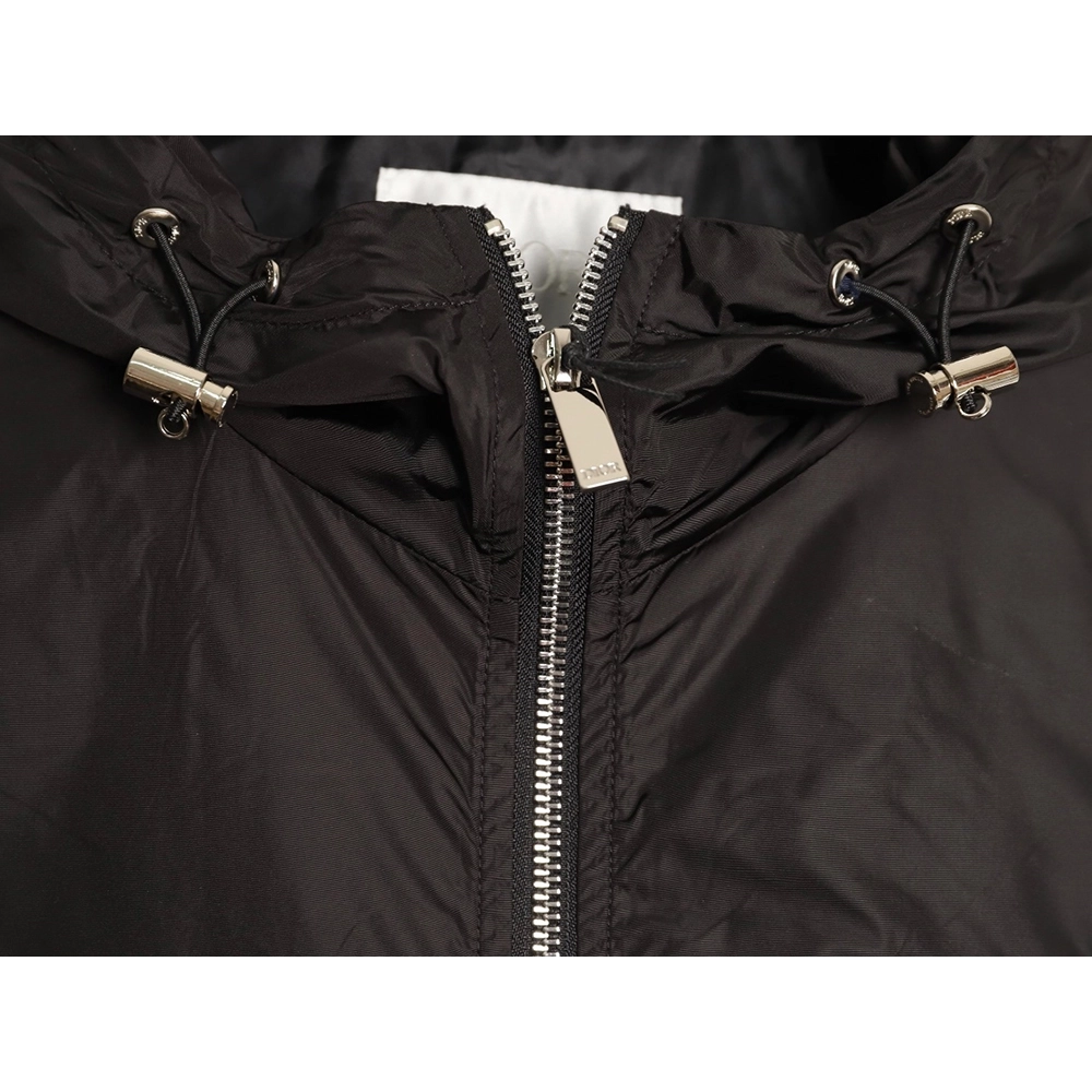 Dior chest letter logo full print patchwork hooded jacket TSK1,Dior