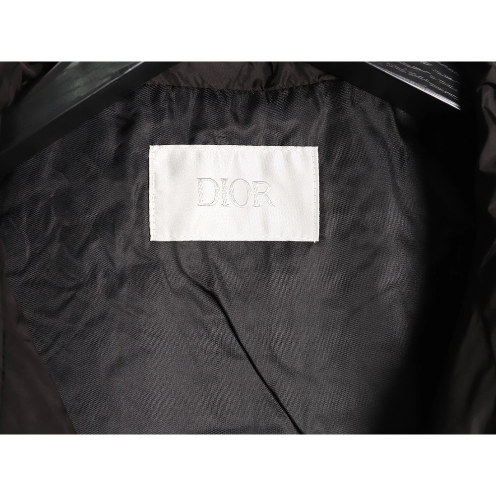 Dior chest letter logo full print patchwork hooded jacket TSK1,Dior