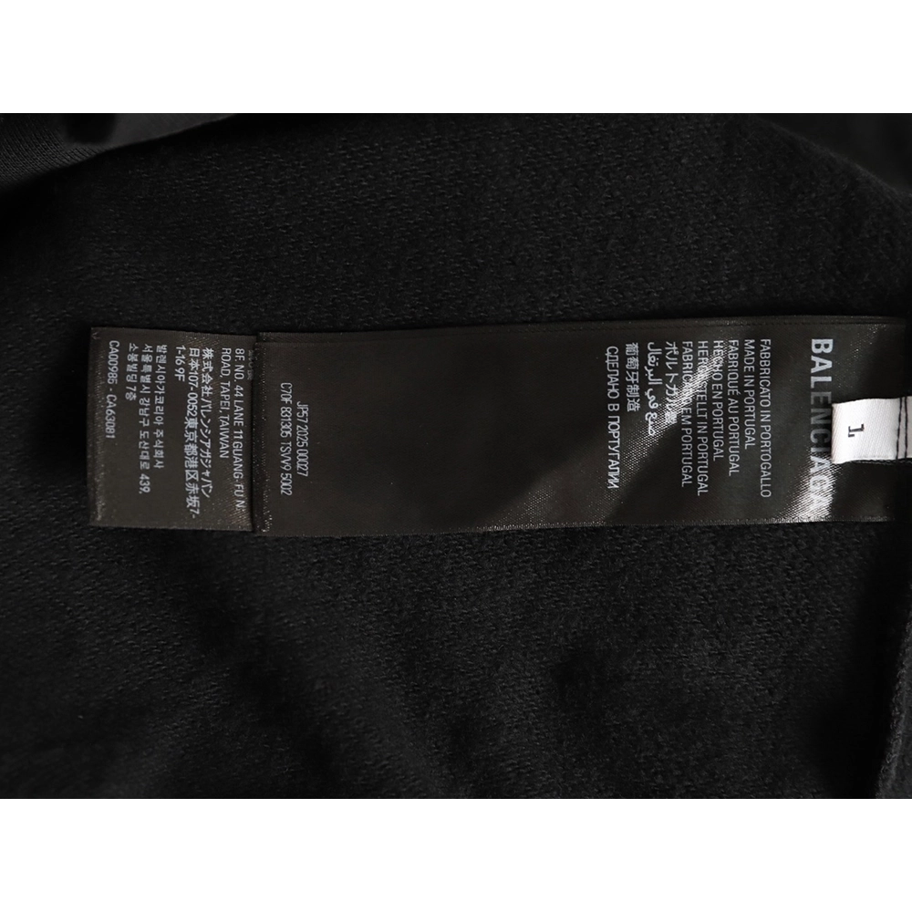 Balenciaga red masking tape zip-up hooded jacket,Balenciaga