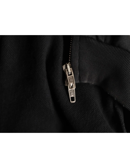 Balenciaga red masking tape zip-up hooded jacket,Balenciaga