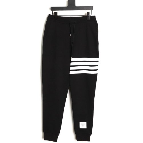 Thom Browne classic yarn-dyed raised-leg sweatpants TSK1,Thom Browne