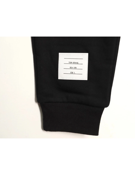Thom Browne classic yarn-dyed raised-leg sweatpants TSK1,Thom Browne