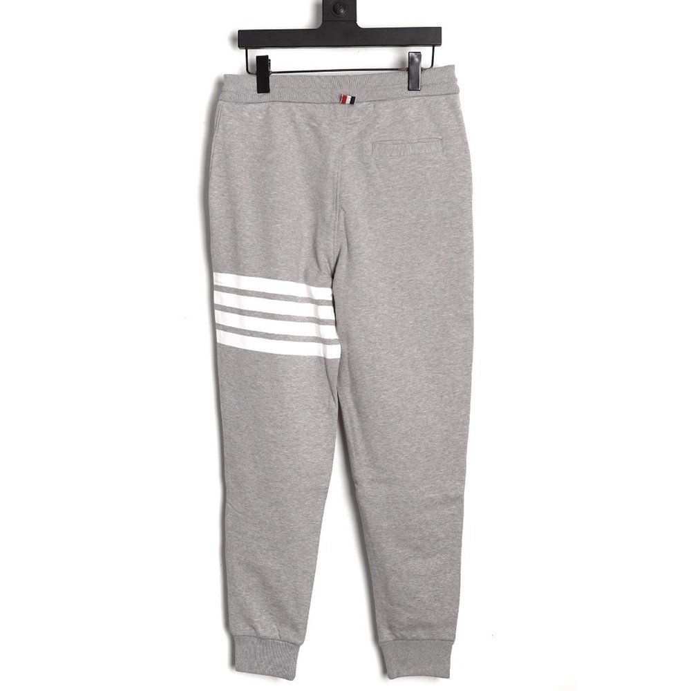 Thom Browne classic yarn-dyed raised-leg sweatpants,Thom Browne