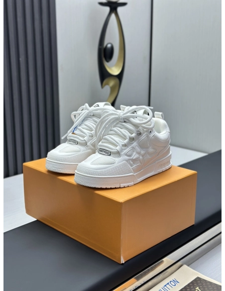 Louis Vuitton LV Skate Sneakers white Black with black back