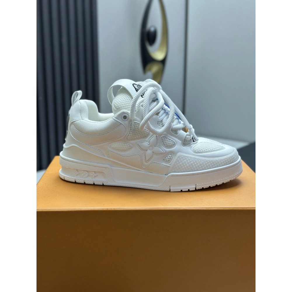 Louis Vuitton LV Skate Sneakers white Black with black back