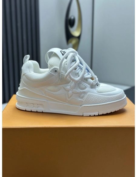 Louis Vuitton LV Skate Sneakers white Black with black back