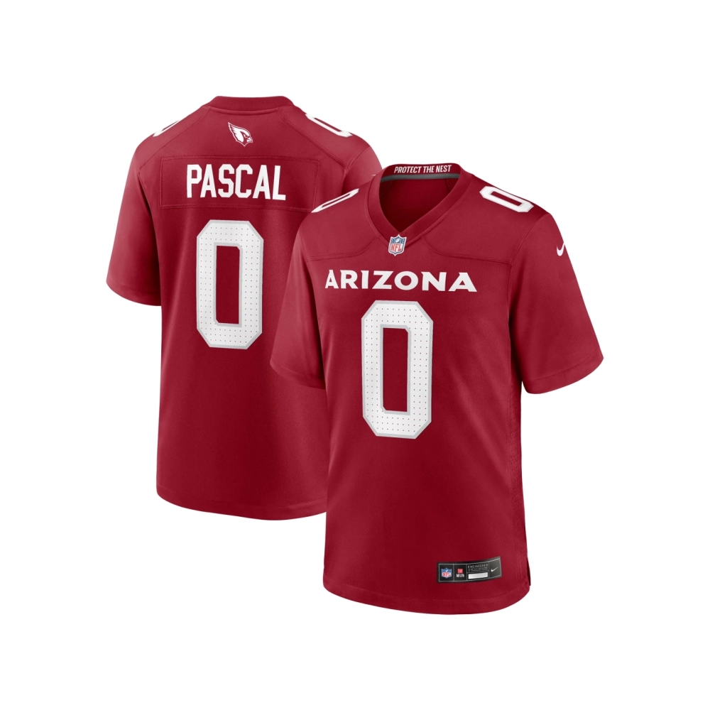 Mens Arizona Cardinals Zach Pascal Cardinal Game Player Jersey