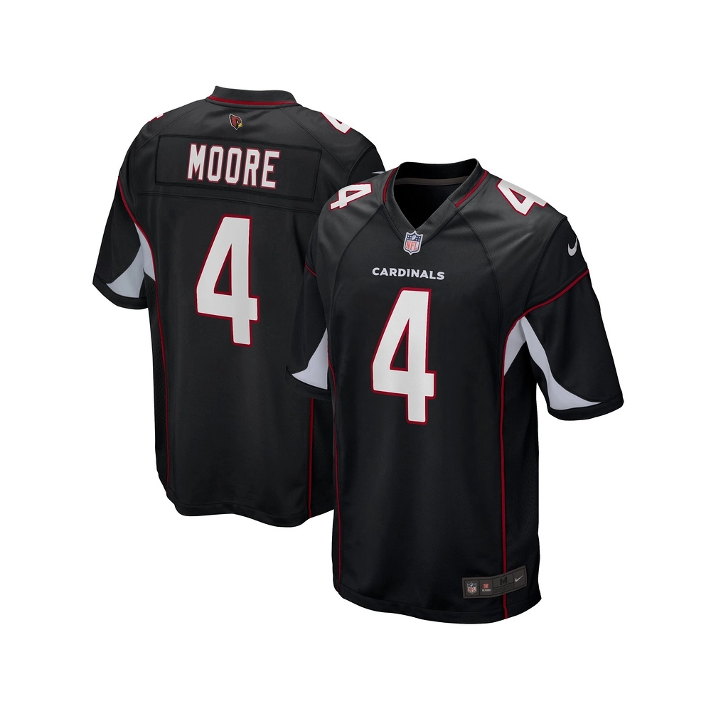 Mens Arizona Cardinals Rondale Moore Black Game Jersey